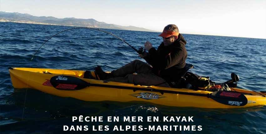 Guide de pêche en mer Kayak